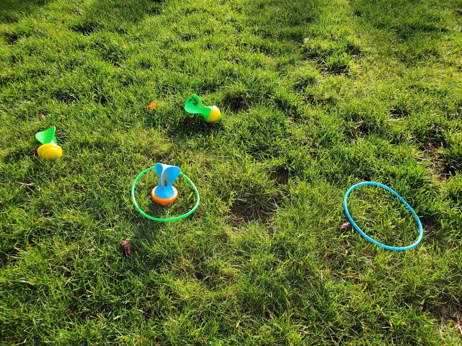 NERF Soft Tip Lawn Darts - Fun Outdoor Family Yard Game - Adults + Kids Outdoor Games - Perfect for Camping, Backyard + Outdoors - Includes (4) NERF Soft Tipped Lawn Darts + (2) Targets customer photo 2