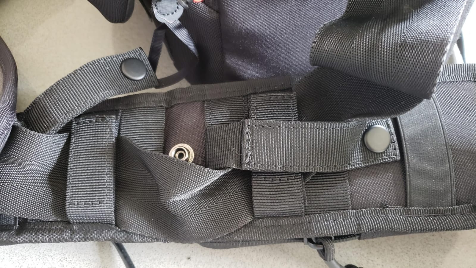 WYNEX Molle Accessories Pouch of Double Zipper Pocket Version, Backpack Strap Pouch Shoulder Strap Molle Attachment Tactical Accessories Bag customer photo 2