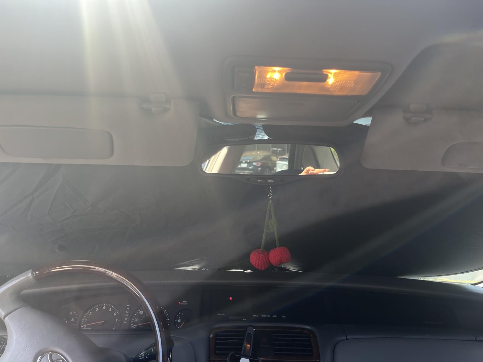 Autovir Windshield Sun Shade, Foldable Car Window Shades, 280T Visor Shade - 280T Thickened Reflective Fabric Blocks UV & Heat, Foldable Design, Storage Bag Incl., Fits Sedans, SUVs & Trucks, 64x32 customer photo 1