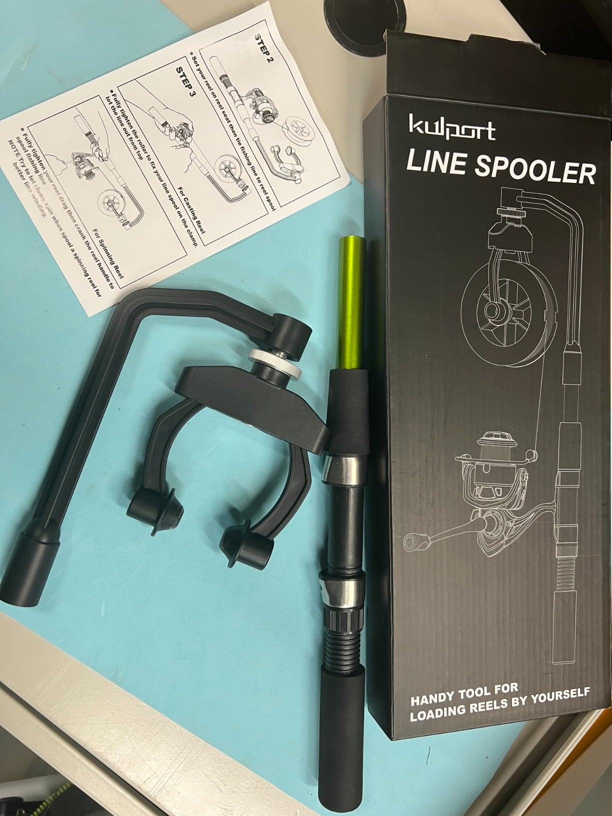 Fishing Line Spooler, Adjustable line Winder,No Line Twist, Portable for Casting & Spinning and Trolling Reel customer photo 2