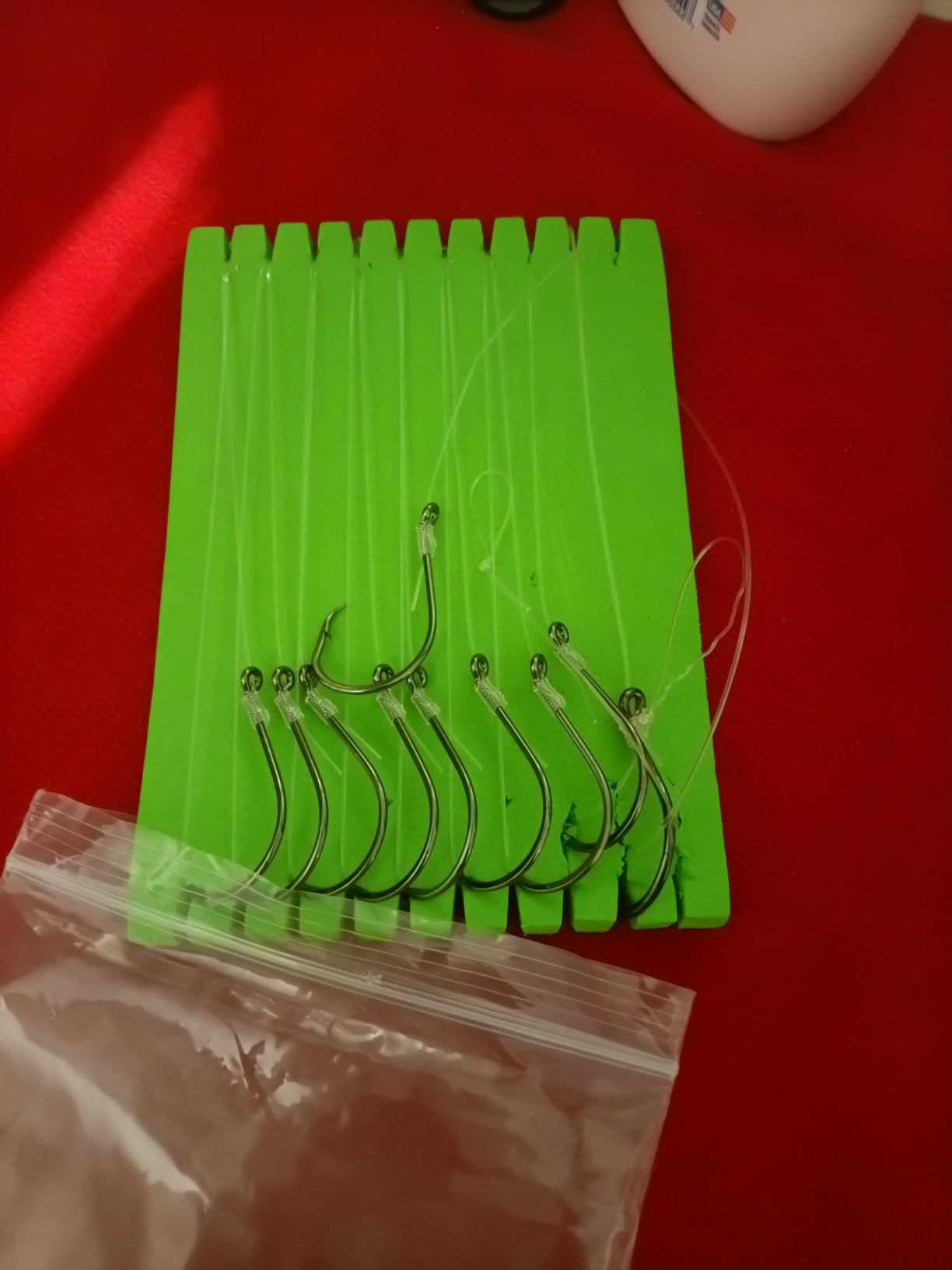 Dovesun 10PCS Pre-Rigged Catfish Rig Circle/Octopus Hooks Rigs for Catfish Offset Circle Fishing Hooks for Saltwater Freshwater 2/0 3/0 4/0 5/0 6/0 7/0 8/0 10/0 customer photo 2