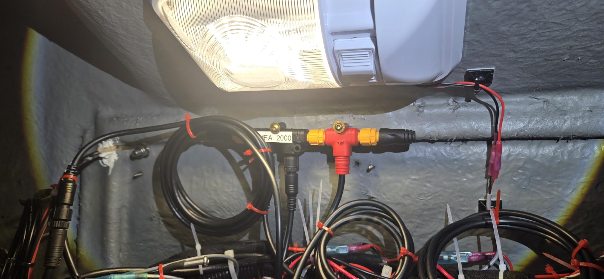 NMEA 2000 Dual Device Starter Kit to Process NEMA 2K Network | for Lowrance Simrad Garmin, Provide Better Network Reliability, Include Backbone Cables Drop Cables Tees Terminators customer photo 1