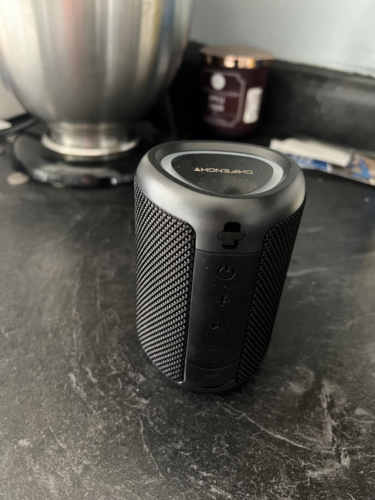 Portable Bluetooth Speaker Beach Essentials: IPX5 Waterproof for Outdoor | Powerful HD Sound, Dynamic Light, All Day Playtime, Wireless BT 5.3, TWS Pairing, Travel|Camping|Pool Accessorie customer photo 1