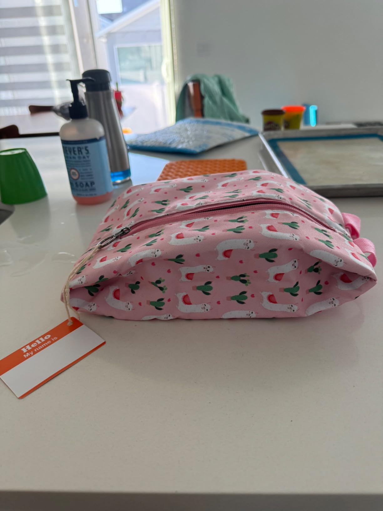 Insulated Snack Bag, Freezable Small Cooler Bag with Zipper and Adjustable Buckle, Rectangular Thermal Cooler Bag customer photo 1