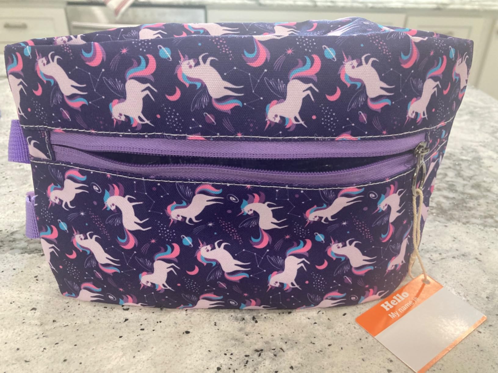 Insulated Snack Bag, Freezable Small Cooler Bag with Zipper and Adjustable Buckle, Rectangular Thermal Cooler Bag customer photo 2