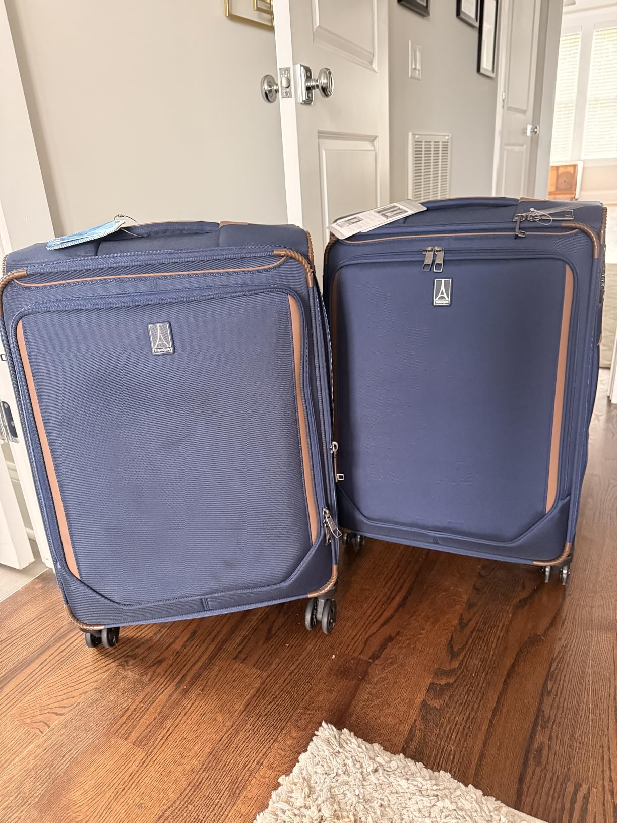 Travelpro Crew Classic Softside Carry-On Luggage, Blue, 21-Inch customer photo 2