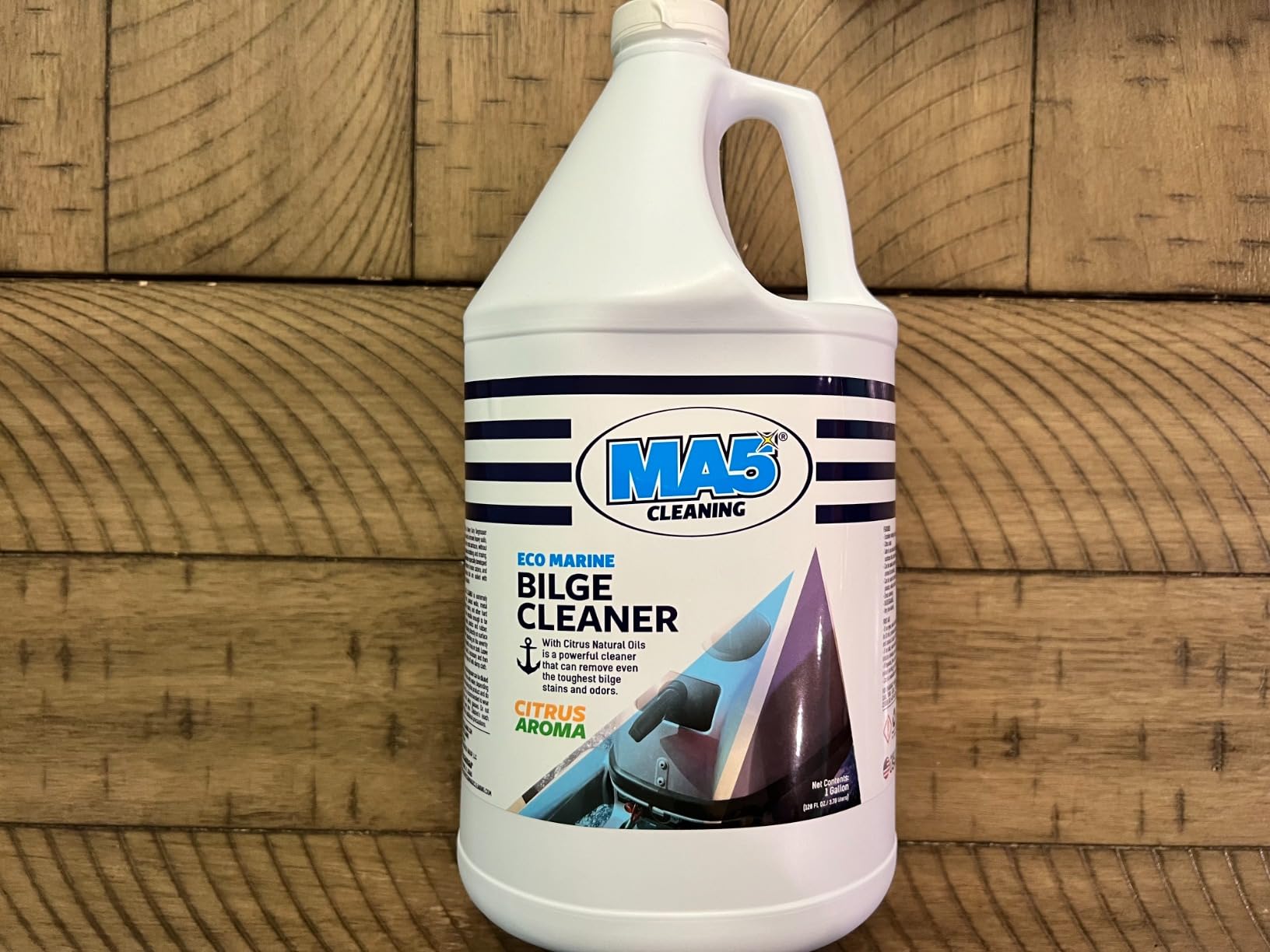 MA5x Eco-Marine Boat Bilge Cleaner | Heavy Duty Degreaser for Motor Cabins and Boat Bilge Surfaces | Fresh Citrus Aroma Clean Scent customer photo 1