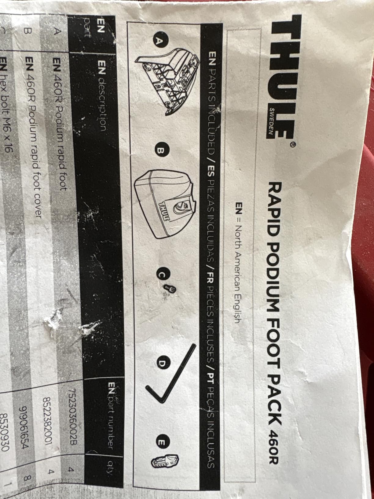 4 Pack Lock Cores Compatible with Thule Roof Racks Components, Includes 4 Cores, 2 Keys and A Control Key customer photo 2
