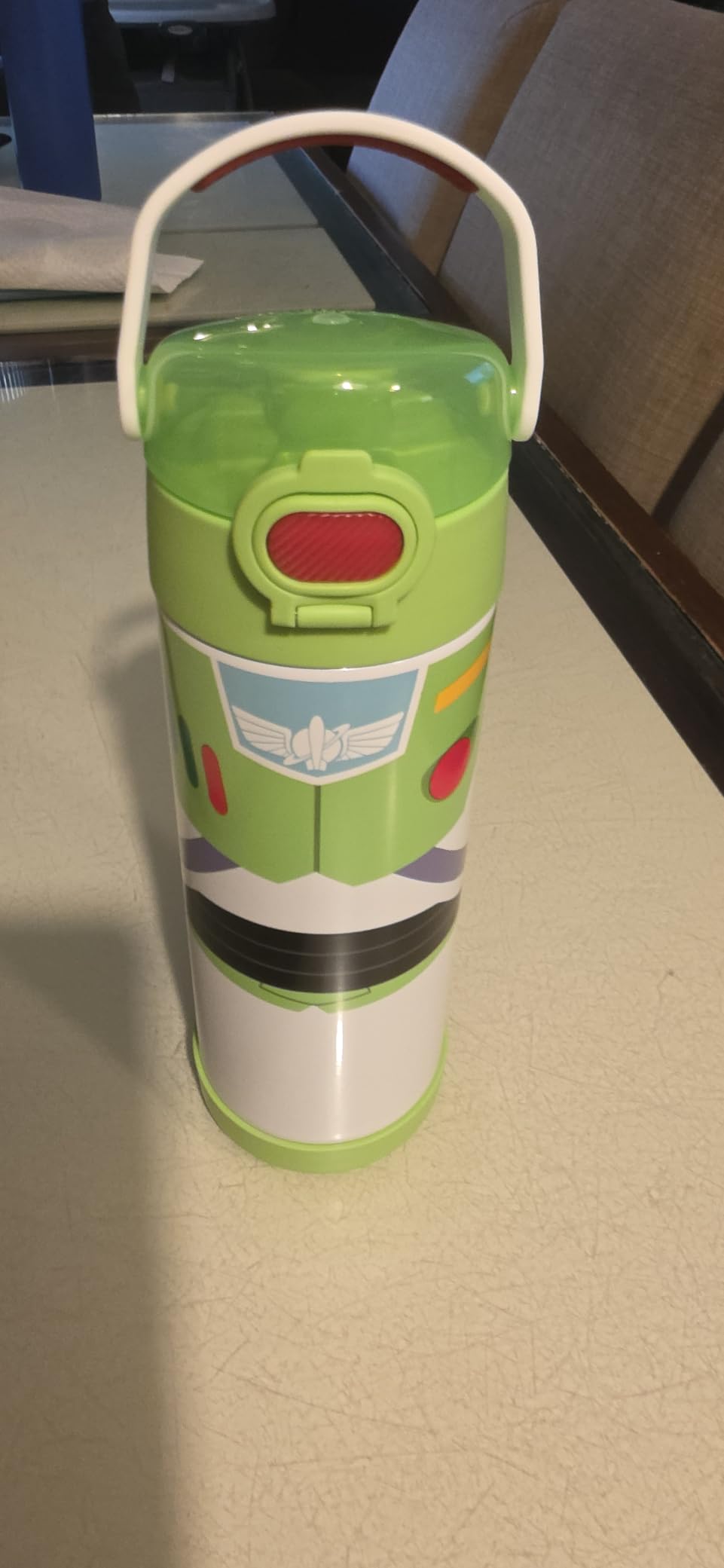 THERMOS FUNTAINER Water Bottle with Spout, 16oz, Neon Purple customer photo 1