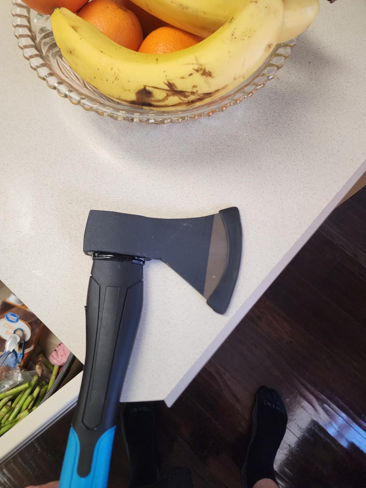 DESHIL 15-Inch Camping Hatchet Axe Outdoor Hatchet with Sheath customer photo 2