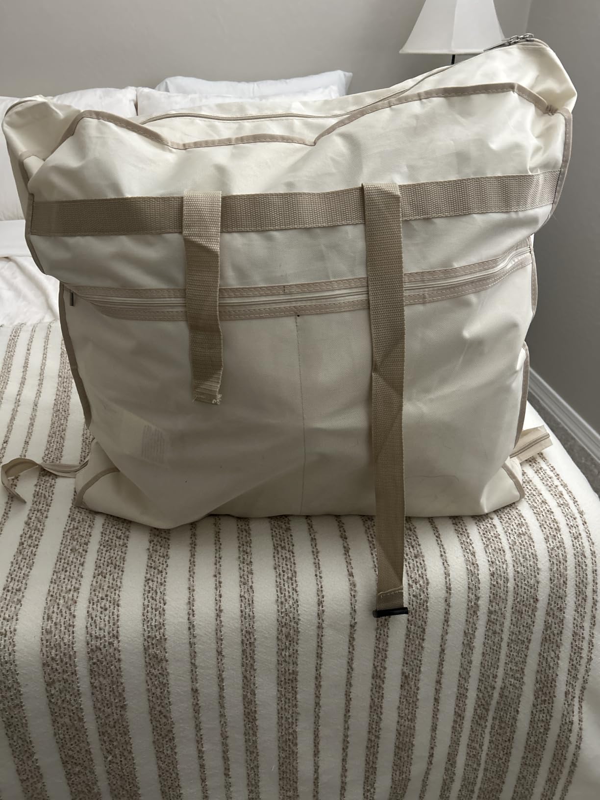 KEEGH Wedding Dress Garment Bag, Dress Bag for Gowns 72 in, Beige customer photo 1
