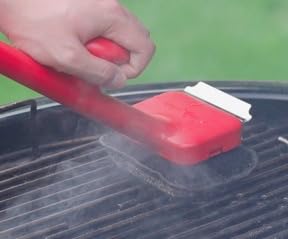 ThermoMaven Bristle-Free BBQ Grill Brush - No Wire Risk Steam Cleaner Removes Burnt Grease Fast - 17