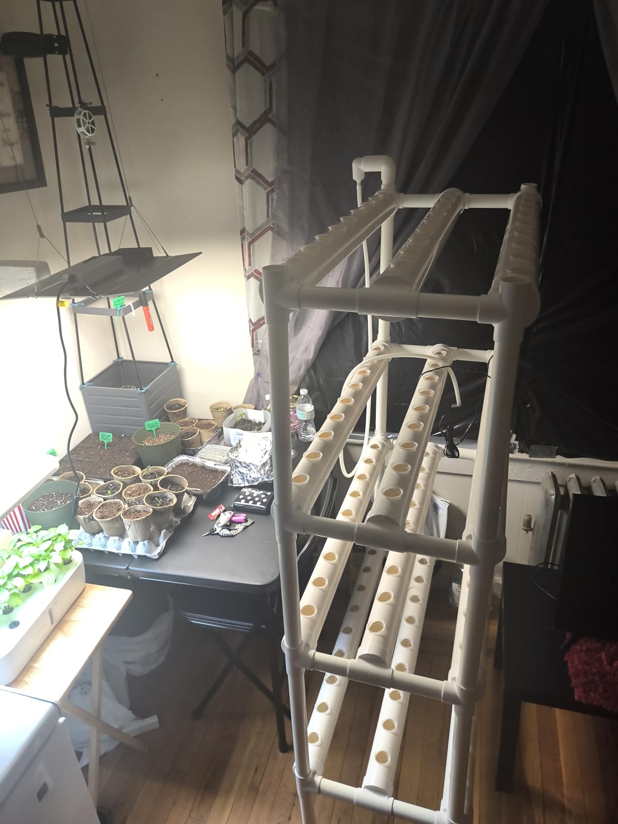 108 Plant Sites Hydroponics Growing System with Water Pump&Timer customer photo 2
