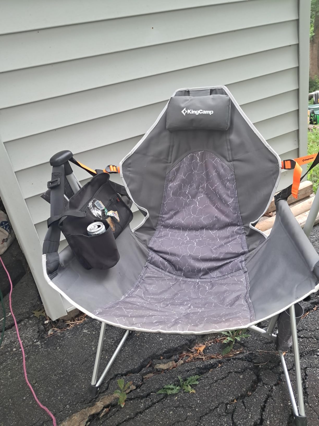 Beach Chair Arm Organizer Wheelchair Side Bag Camping Chair Side Organizer Caddy Storage Bag for Wheelchair/Beach Chair/Camping Chair Arm Accessories for Magazine/Tablet/Drinks customer photo 1