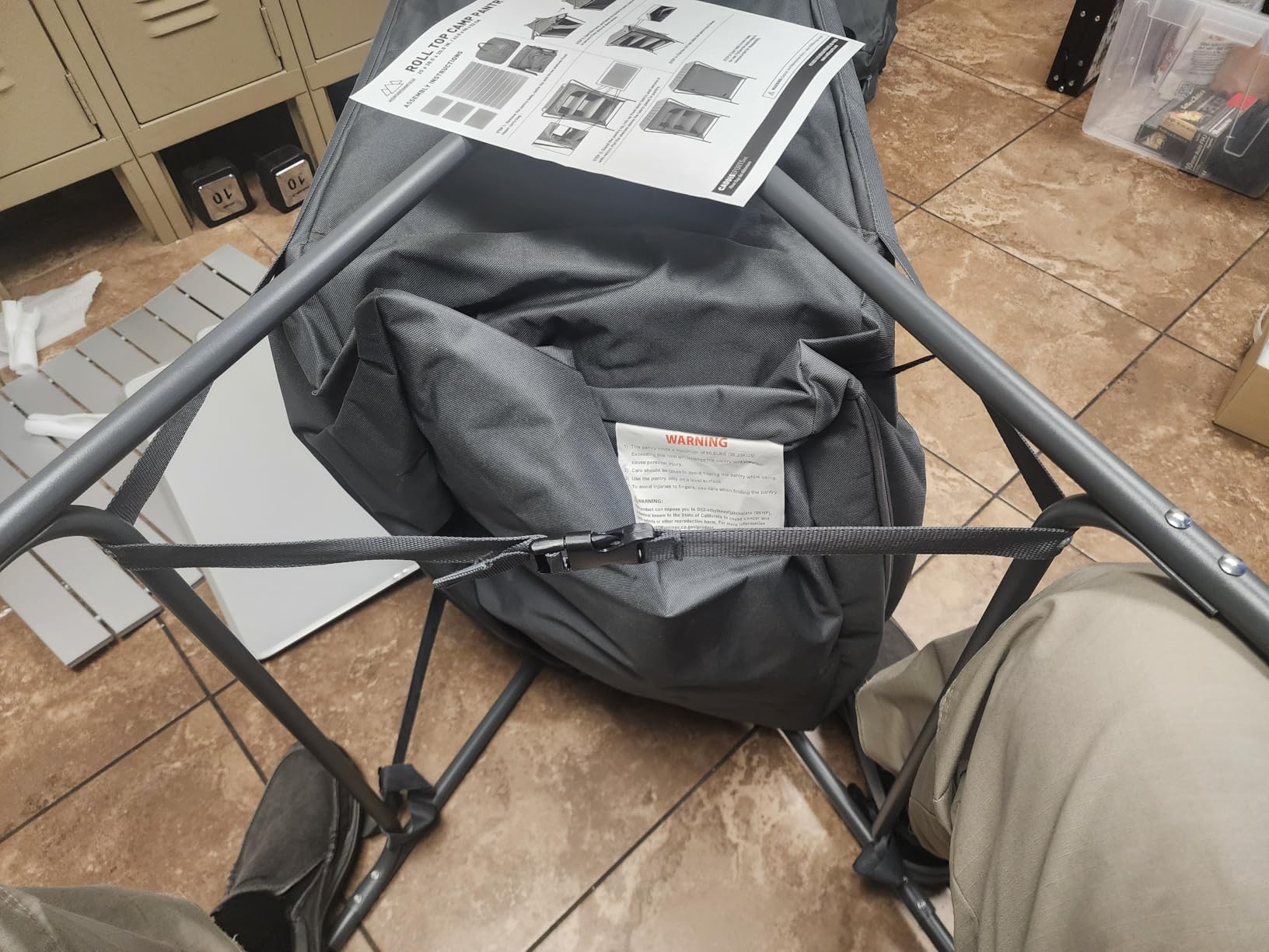 MOUNTAIN SUMMIT GEAR Foldable Roll Top Camping Pantry and Table, Made by Caddis Sports customer photo 1