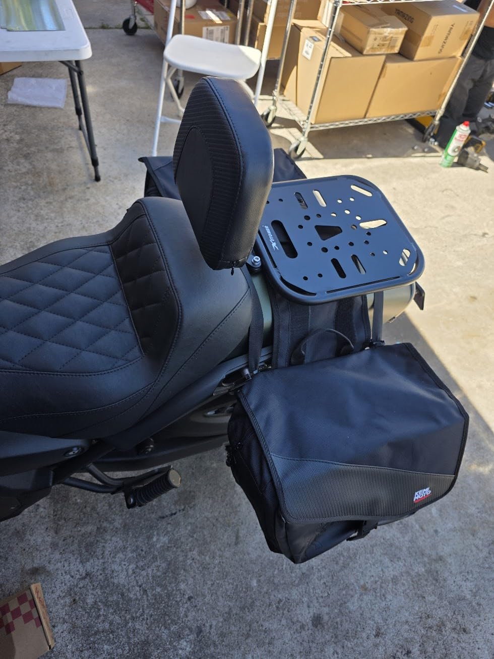 KEMIMOTO Motorcycle Saddlebags 40L(20Lx2) Large Capacity customer photo 1