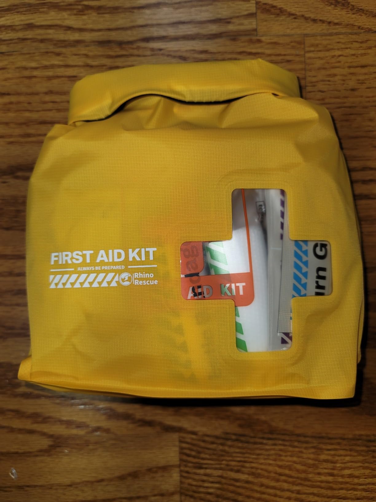RHINO RESCUE Waterproof Boat First Aid Kit, Lightweight Dry Bag (Yellow) | Boat Accessories Emergency Marine Survival Supplies for Outdoor Kayak, Fishing, Floating, Swimming, Beach & Camping customer photo 1