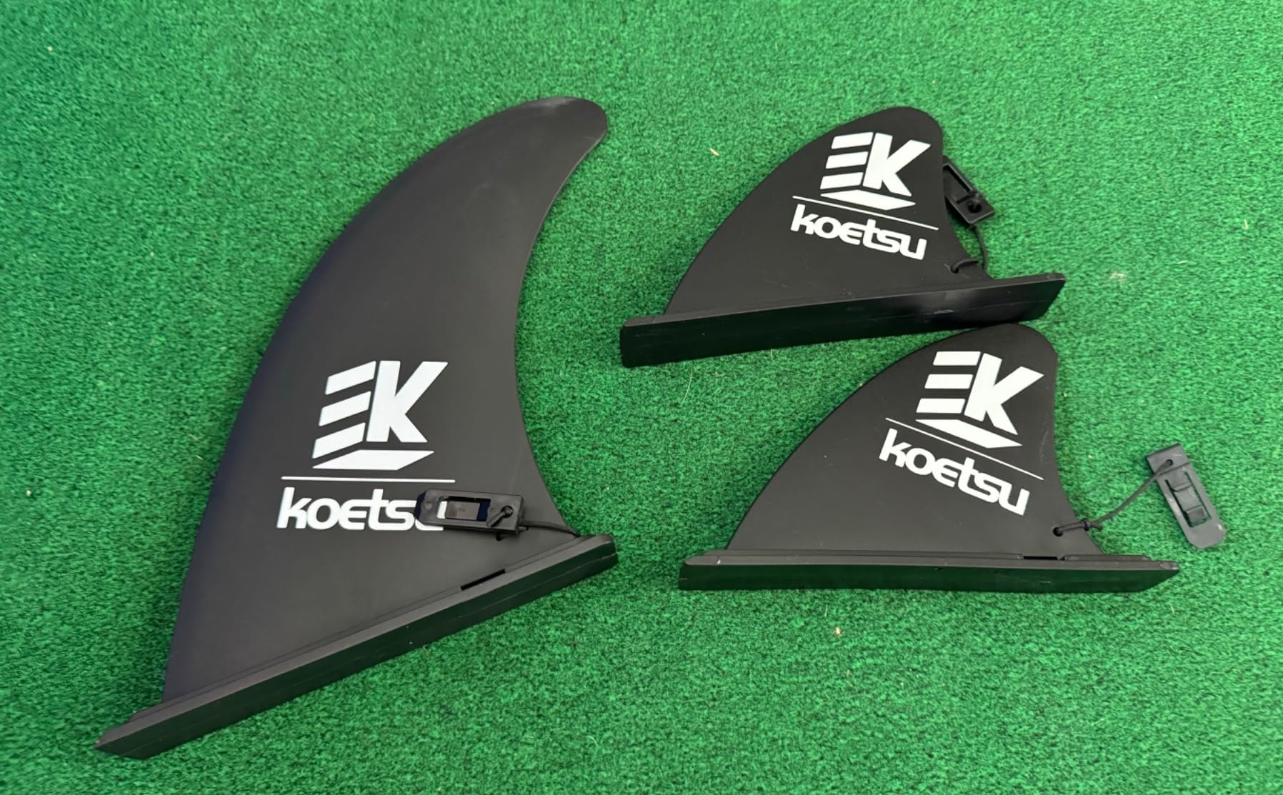 Set of 3 Paddleboard Fin Replacement,Inflatable Paddle Board Accessories,Stand Up Paddleboard Tail Rudder for Water Sports,Surfboard,Longboard customer photo 1