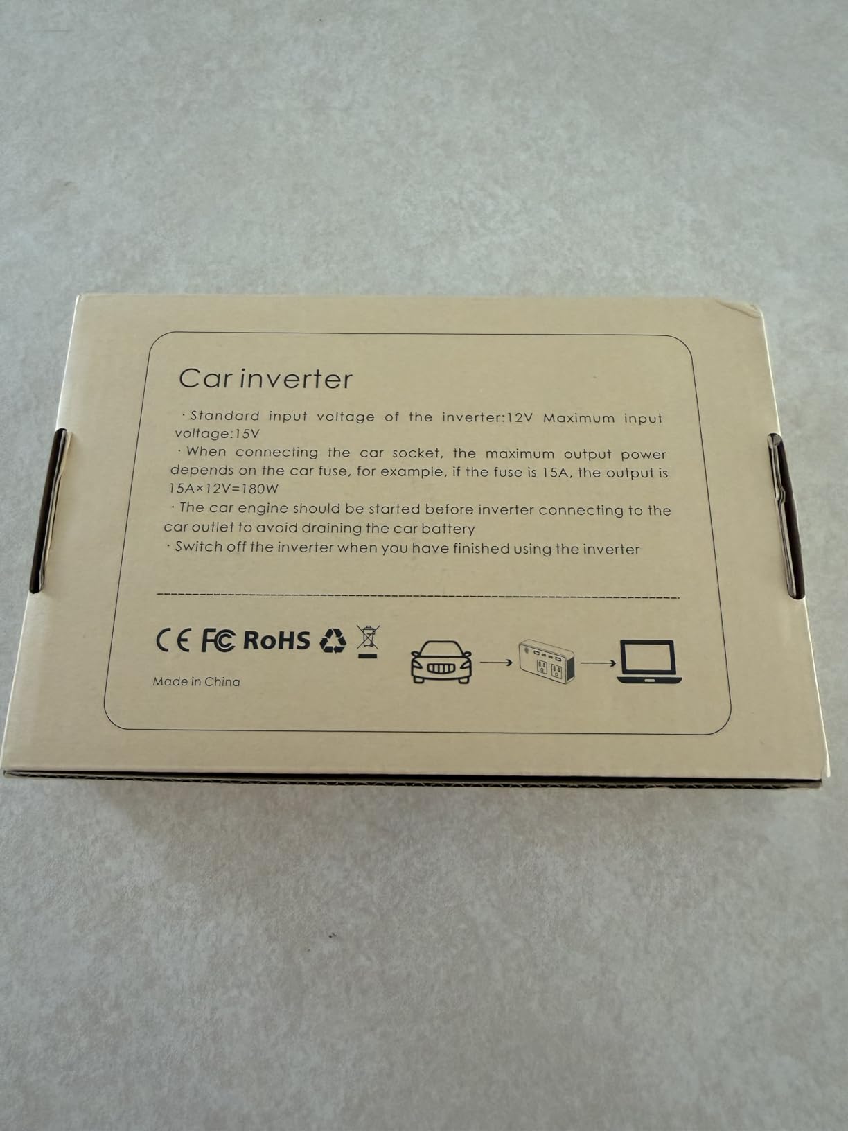 300W Portable Charger Car Power Inverters for Vehicle | 24W USB A/C, Dual 12V-110V AC Car Plug Adapter Outlet, Cigarette Lighter Adapter for Laptop/Camping/Road trip essentials customer photo 1