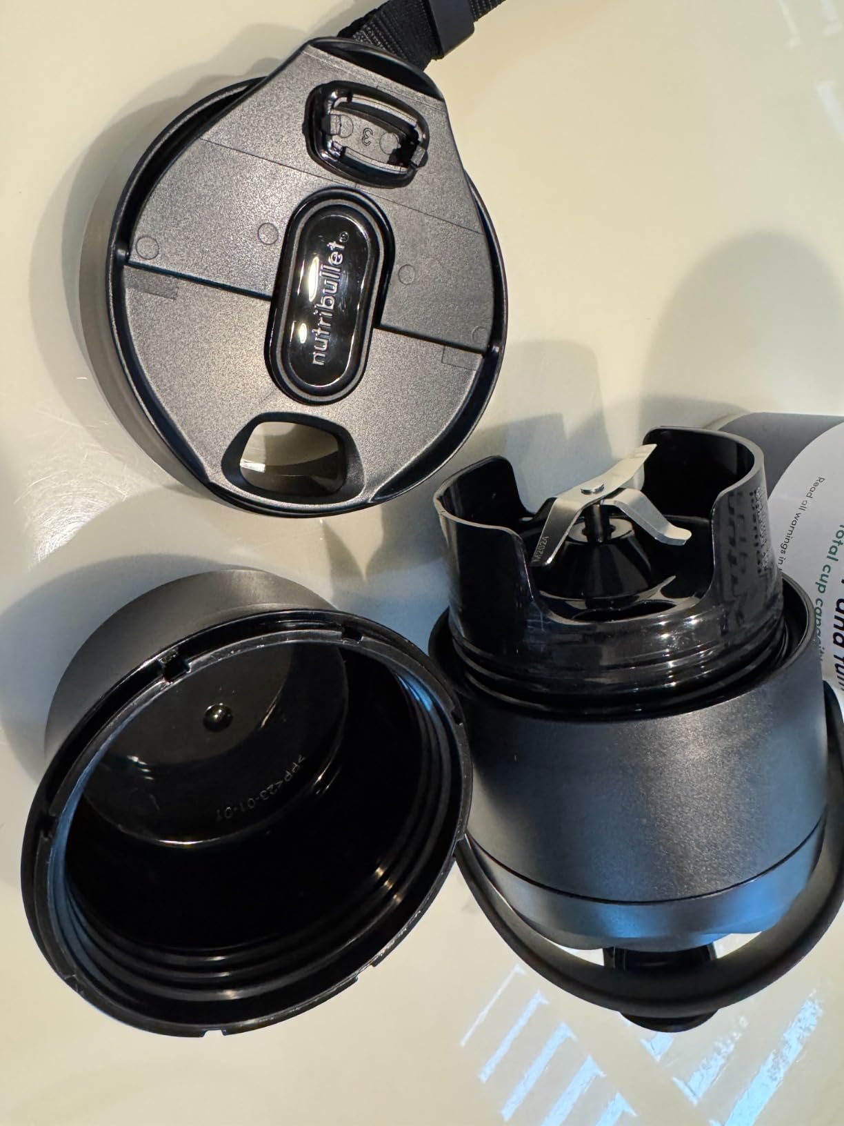 nutribullet Flip Portable Blender with Insulated Cup, Cordless, Black, NBPB50350AK customer photo 1