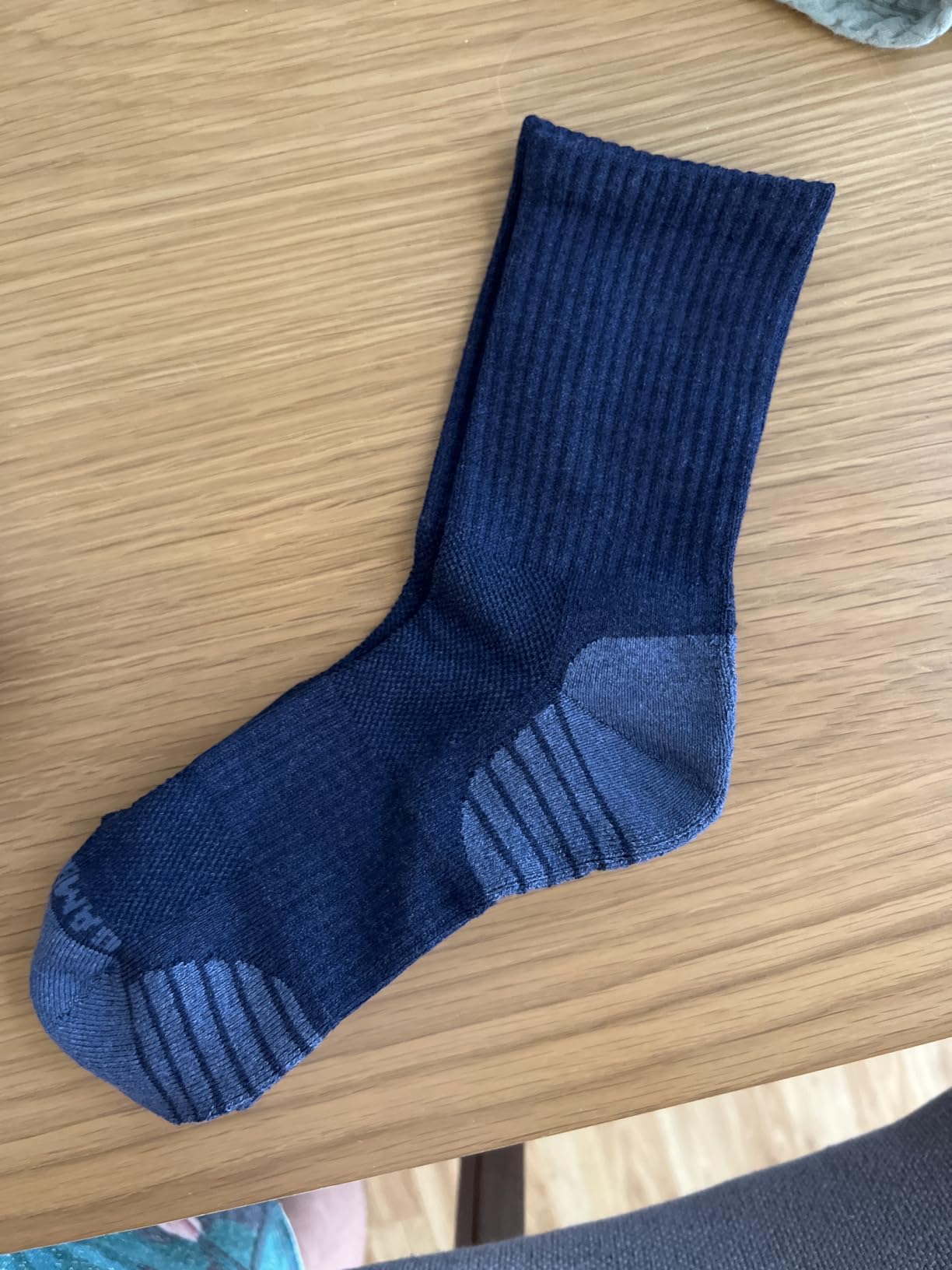 BAMBOO COOL Men's Crew Socks Athletic Running Sports Socks, Cushioned Moisture Wicking, Breathable Arch Support 6 Pack customer photo 1