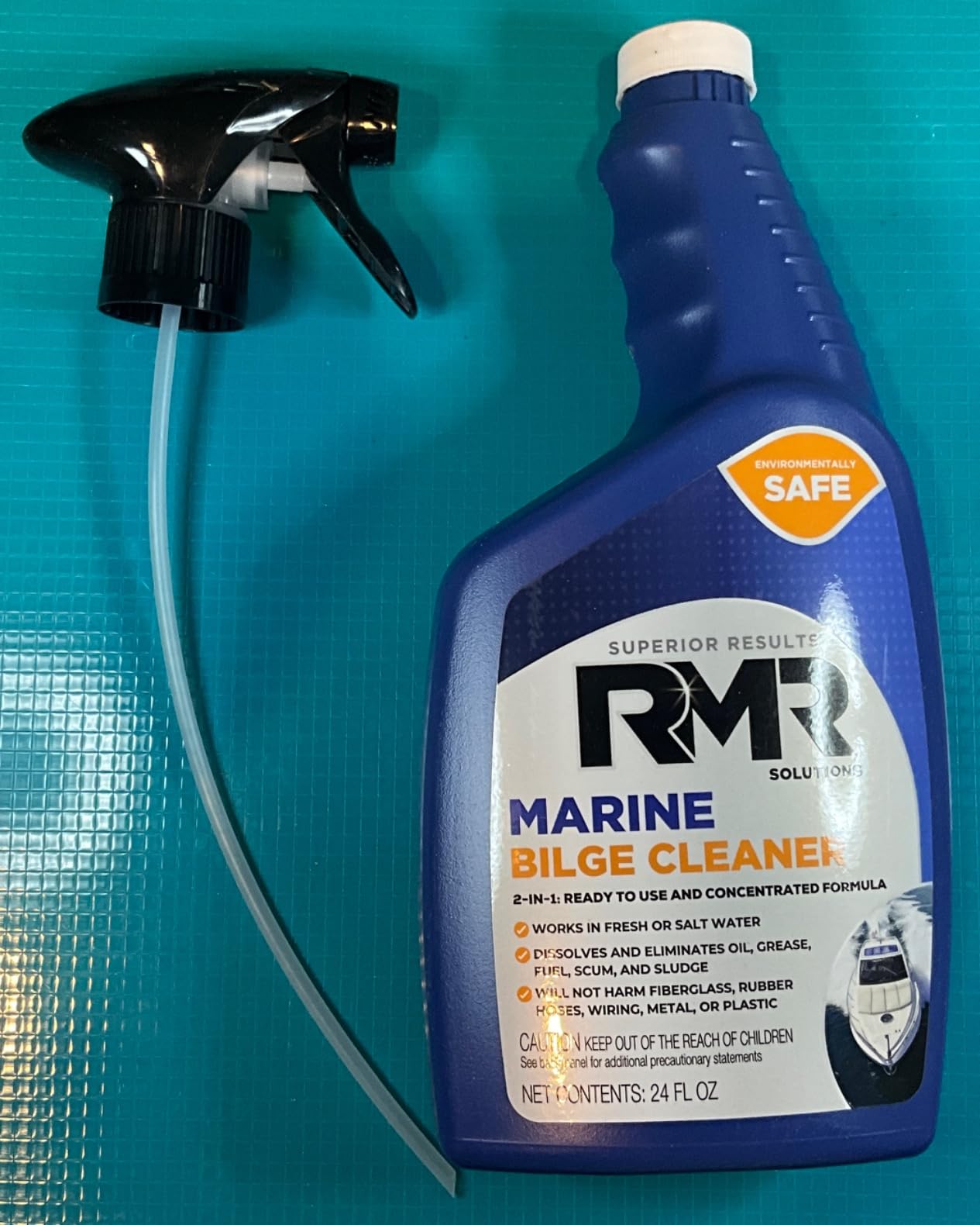 RMR Marine Bilge Cleaner, Professional Strength Cleaning Wash, Odor Remover & Protectant, 24 Ounce Spray customer photo 1