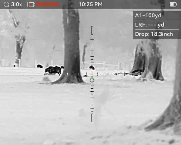 AGM Global Vision Varmint V2 Thermal Imaging Riflescope LRF for Hunting, IR Scope with 600m Laser Rangefinder, OLED Display, Video Recording, WiFi, Ballistic Calculator, Waterproof customer photo 1