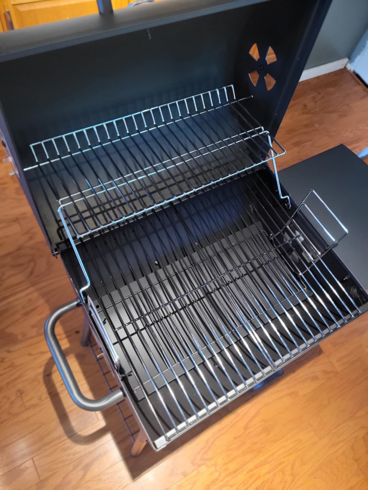 Kendane Barrel Charcoal Grill, Large Charcoal Grills with Side Shelf customer photo 1