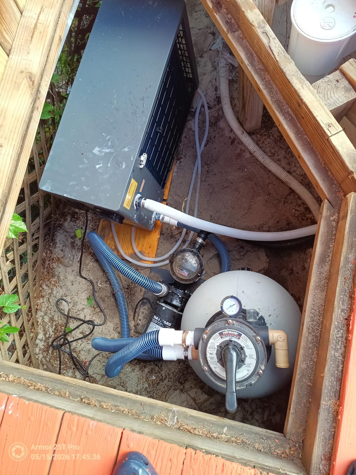 3500 Gallon Electric Pool Heat Pump for Above Ground Pool 110V customer photo 1