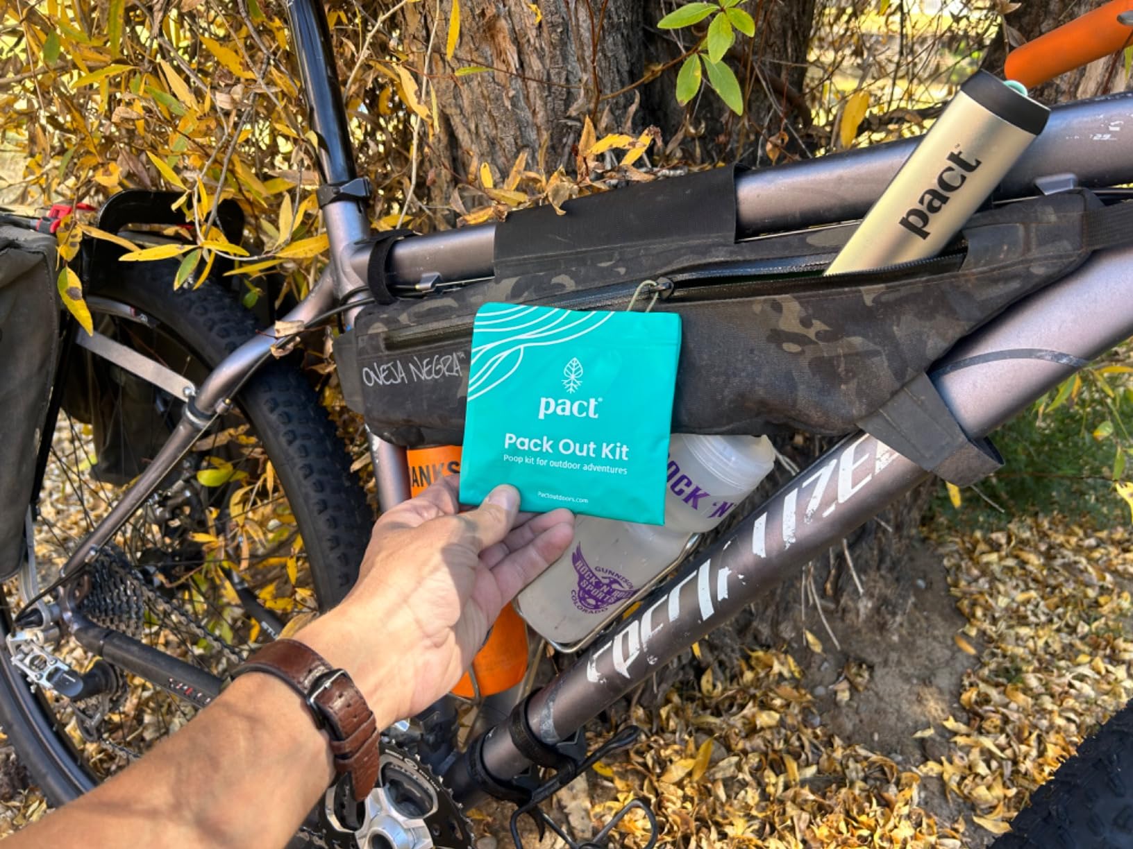 PACT Pack Out Kit | Camping Poop Kit Includes Wet Wipes & Human Waste Bags customer photo 1