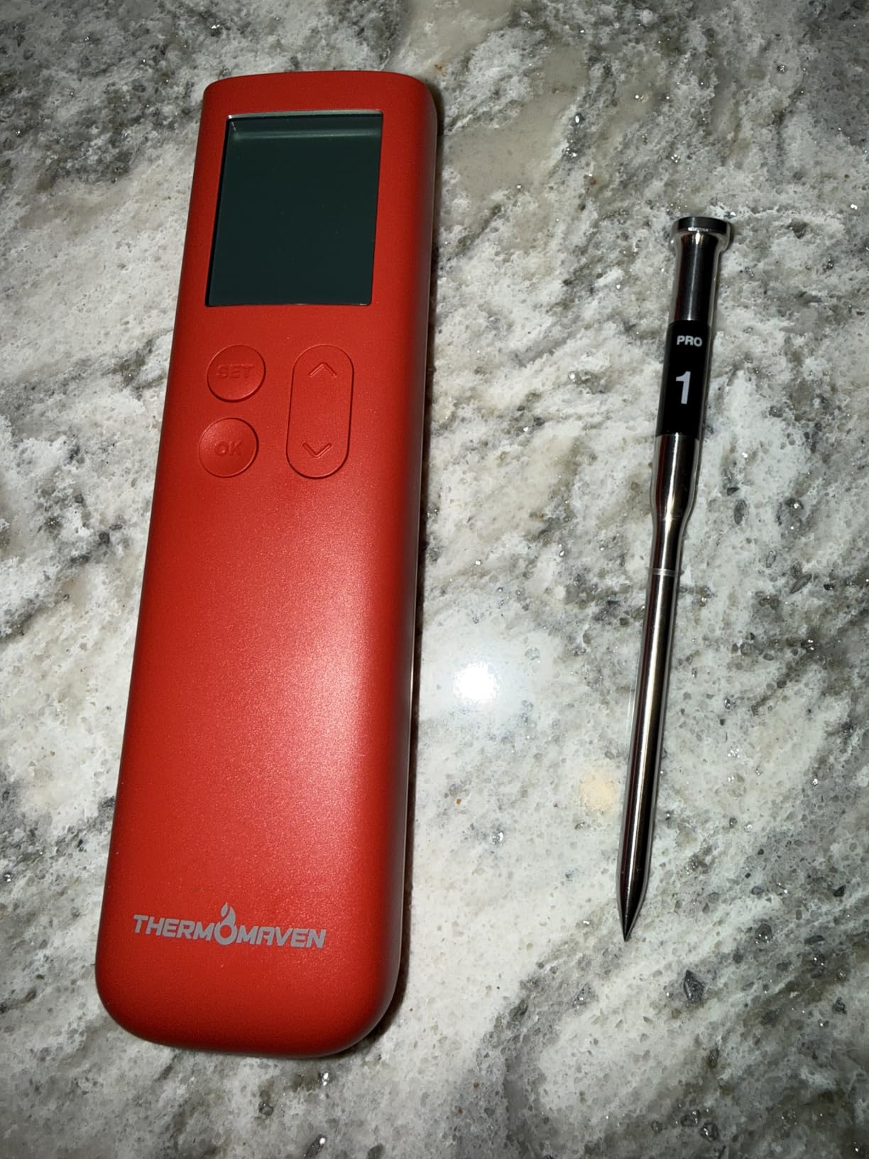 ThermoMaven Sub-1G Smart Wireless Meat Thermometer with Standalone Base | 10X Enhanced Signal and Stability, ±0.5℉ Certified Accuracy, WiFi Unlimited Range for BBQ, Oven, Smoker, Grill customer photo 1