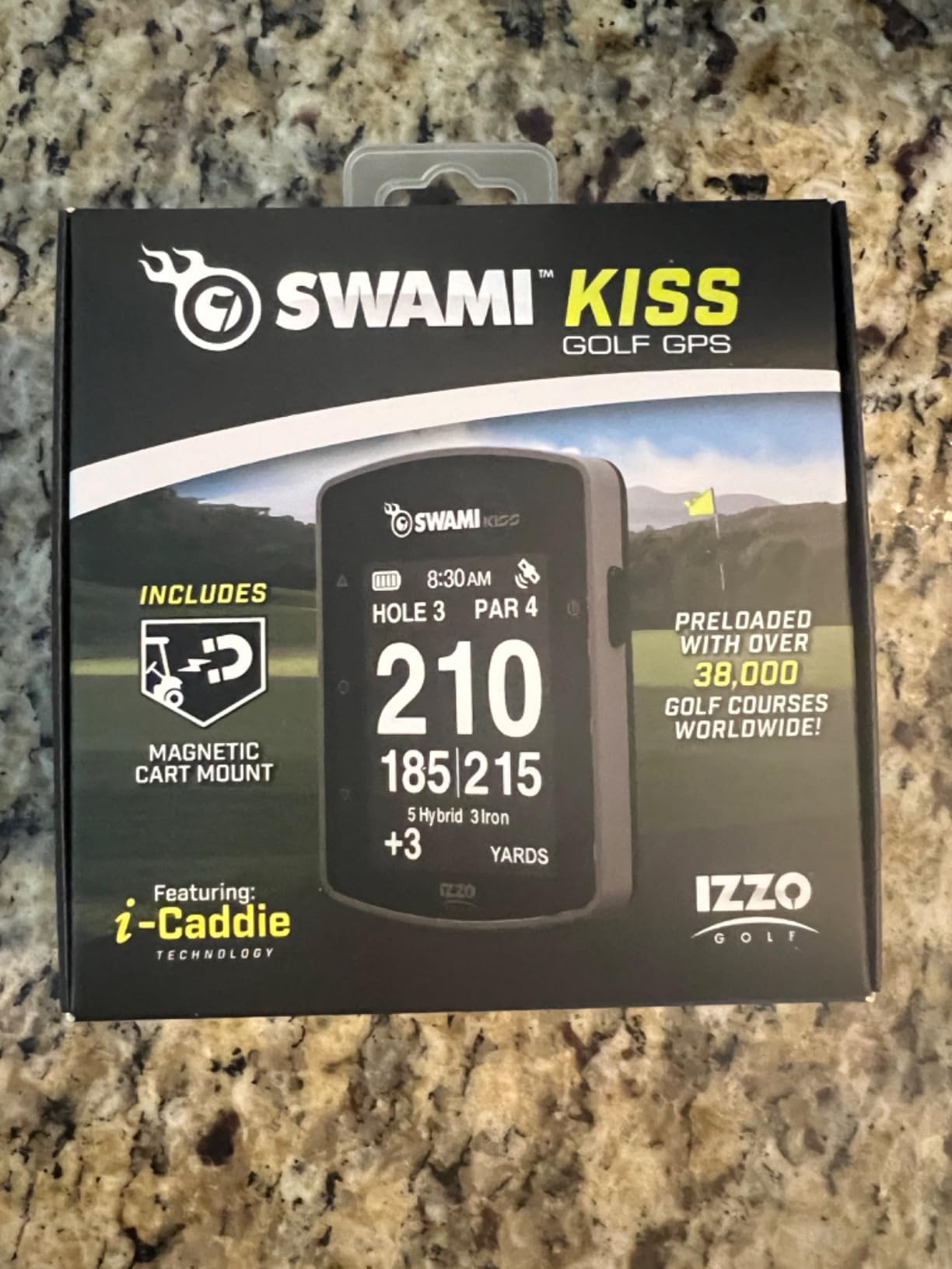 Swami KISS 2.0 Handheld Golf GPS Ragnefinder with Integrated Magnets - Grey customer photo 2