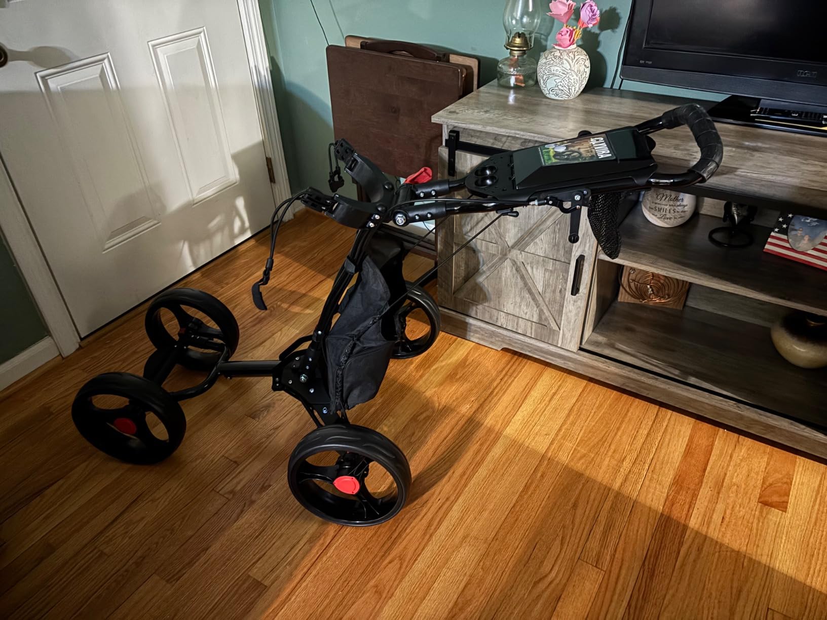 CruiseMaster Golf Push Cart, 1-Click Folding Design customer photo 1