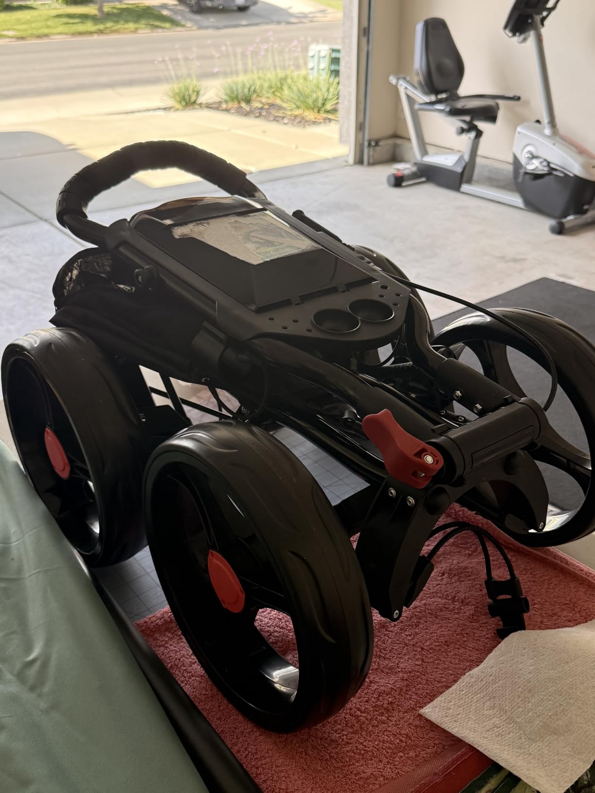 CruiseMaster Golf Push Cart, 1-Click Folding Design customer photo 2