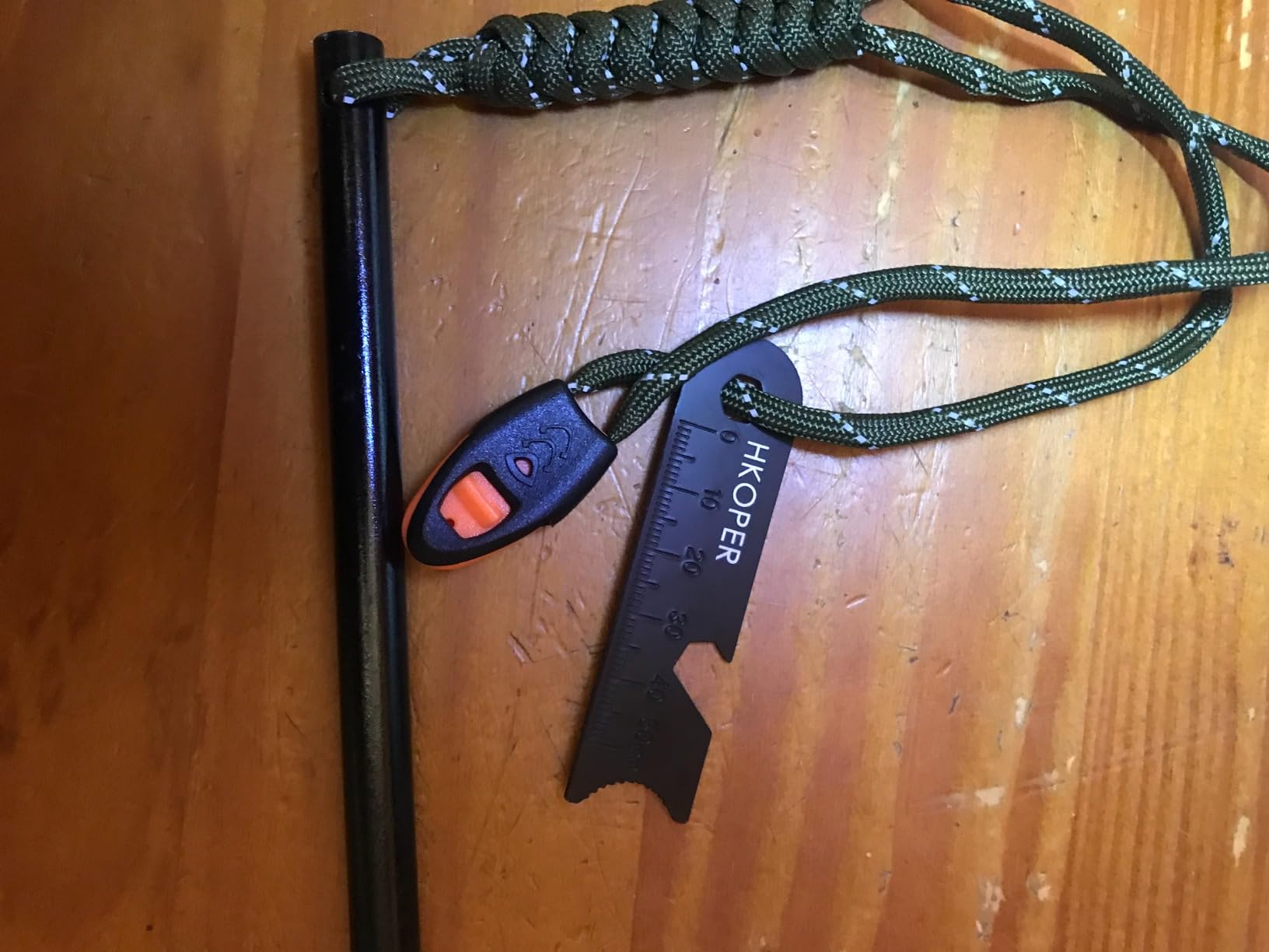 Ferro Rod Fire Starter with Striker, Flint and Steel, 6