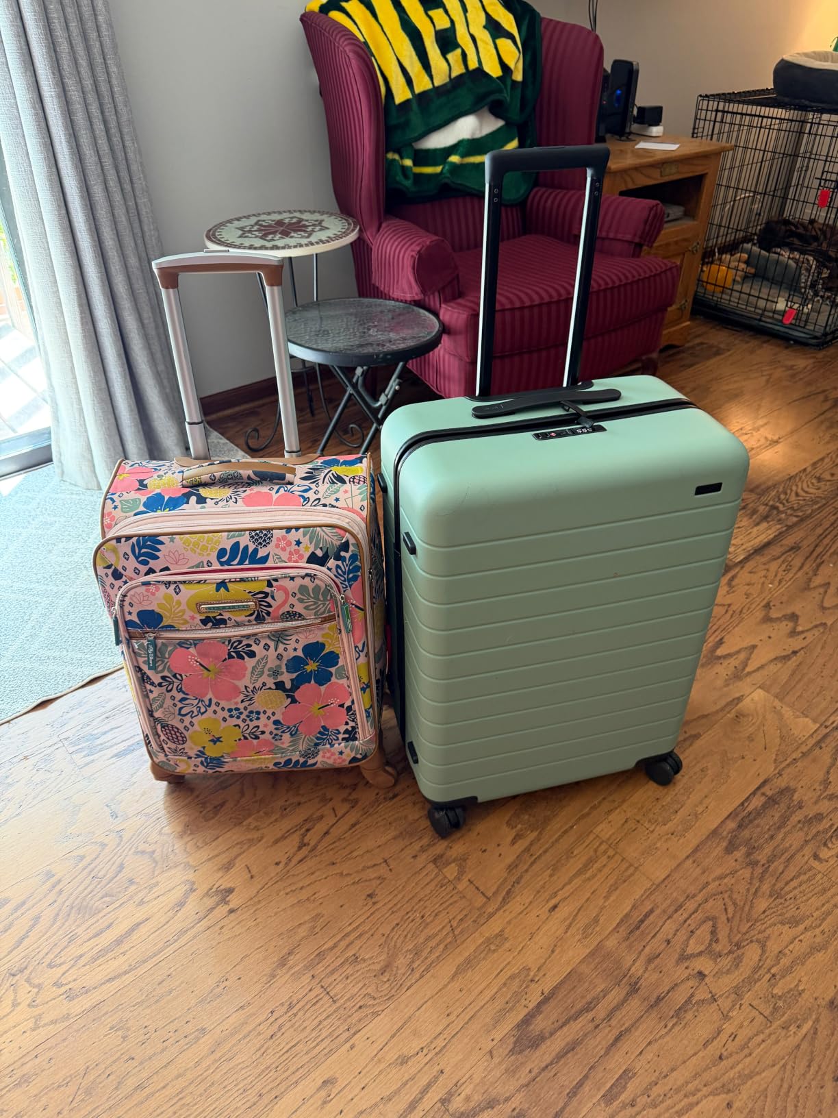 Away Medium Checked Luggage, 26-inch Lightweight Hardside Spinner Suitcase customer photo 2
