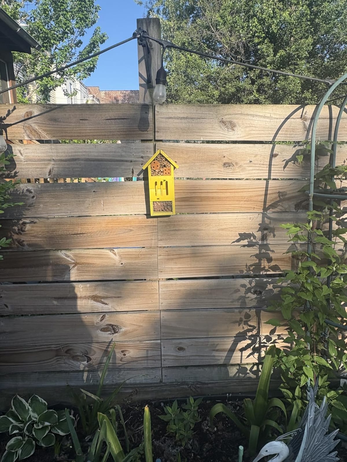 Bee House Bug Hotel & Butterfly House, Handcrafted Wooden Ladybug House, Natural Insect Habitat for Garden, Patio, or Yard, Durable Pine Wood, Attracts Pollinators, 10.4 x 5.5 x 3.2 Inches customer photo 1