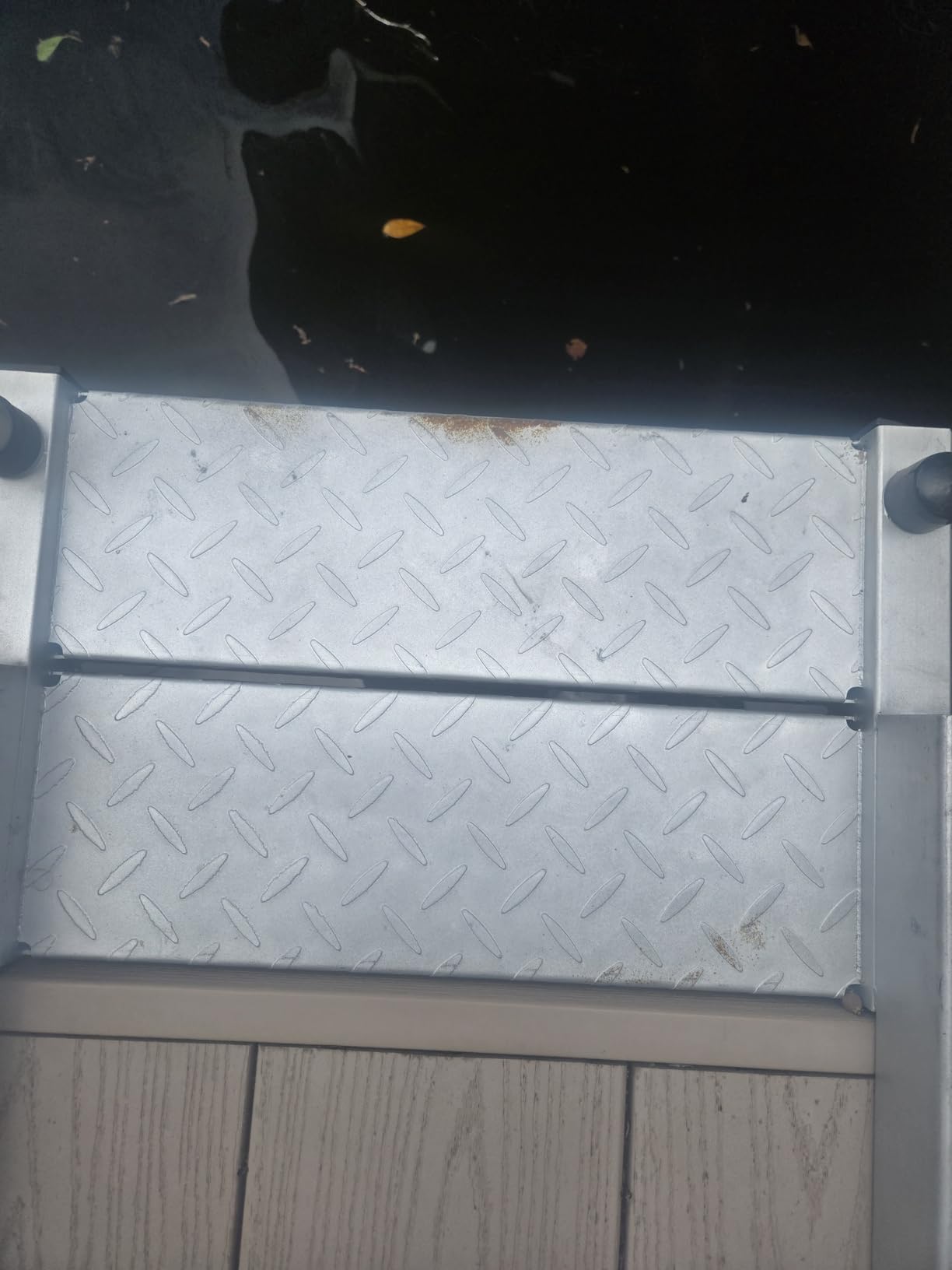 THOOUM Boat Boarding Platform and Dock Extension to Step Up & Down (Fixed), Boat Boarding Platform Dock Step for Boat Lifts customer photo 1