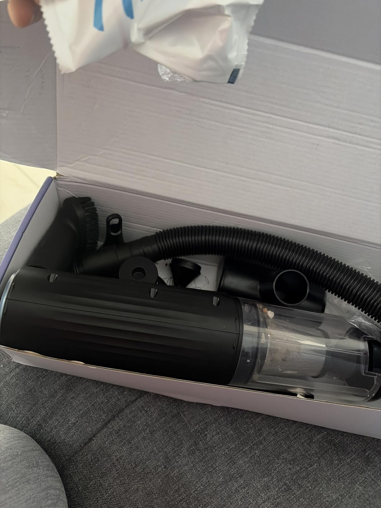 MONOZEL Car Vacuum Portable Cordless, 18000Pa 2 in 1 Vacuum Cleaner & Air Duster, 130W Brushless Motor Handheld Vacuum Cordless with 7800mAh Battery, LED Light, Multi-Nozzles for Car, Home, Office, Pet customer photo 1
