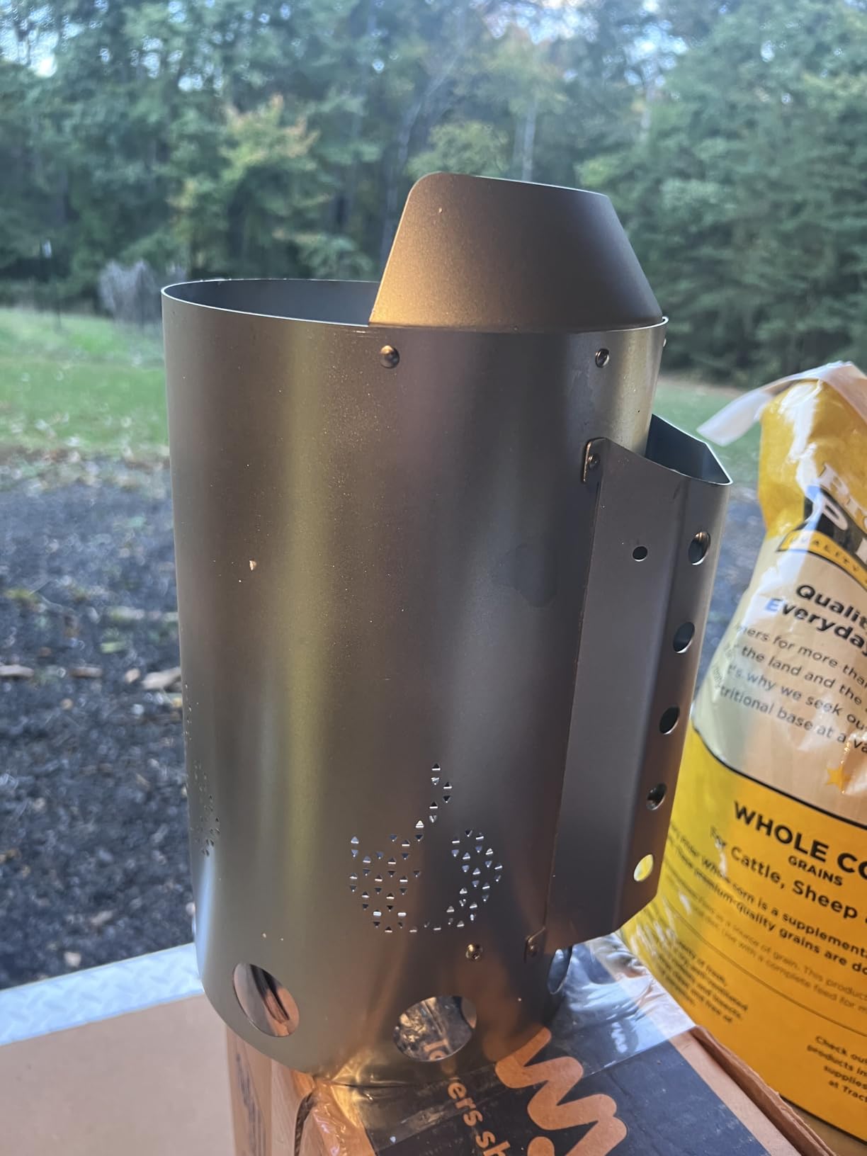 onlyfire Heavy Duty Galvanized-Steel Round Charcoal Chimney Starter customer photo 1