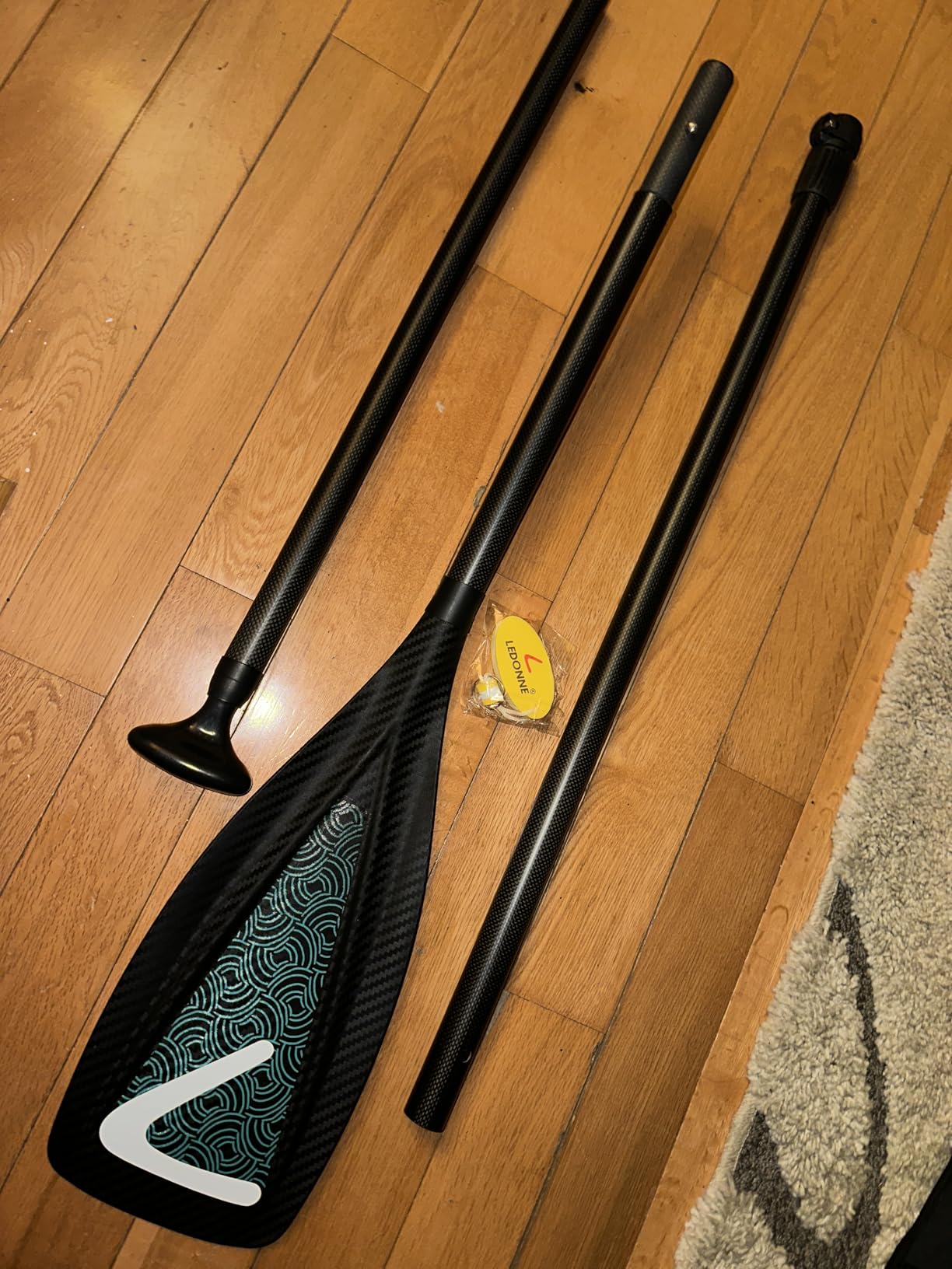 LEDONNE Carbon Paddles Adjustable Stand Up Paddle Board Paddles | Lightweight Carbon Fiber Shaft Floating Portable Paddle Oar customer photo 2