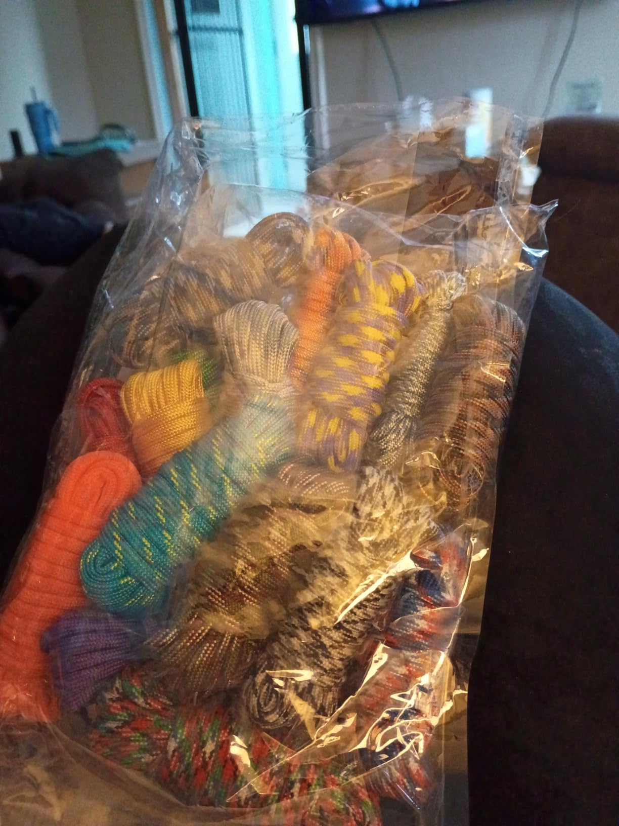 24 Colors Paracord Cord Multifunction 550lb Paracord Crafting Kit | for Making Lanyards, Bracelets, Dog Collars and DIY Projects customer photo 1