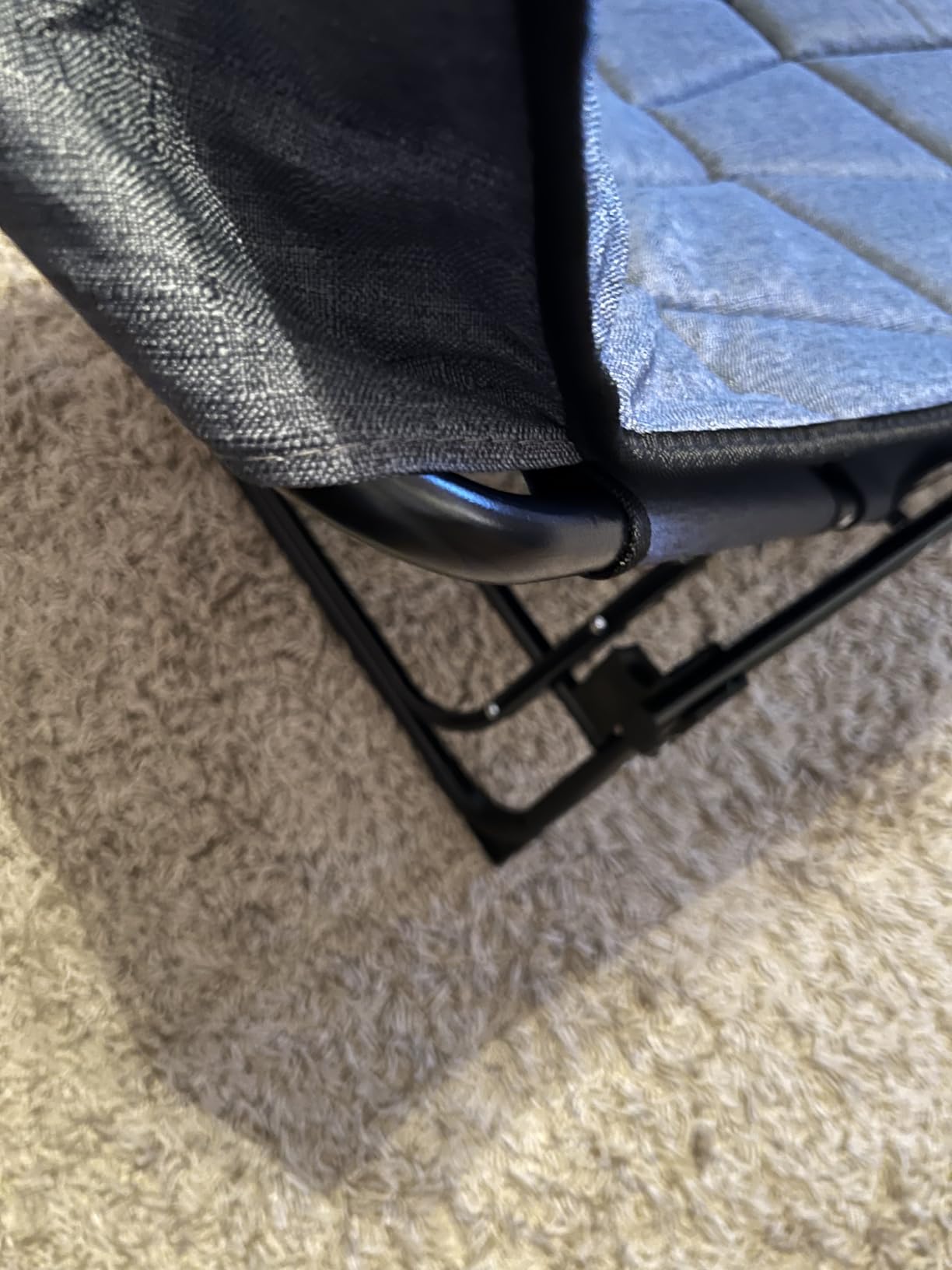 ATORPOK Folding Camping Cot for Adults, Chaise Lounge Chair with Pad customer photo 1