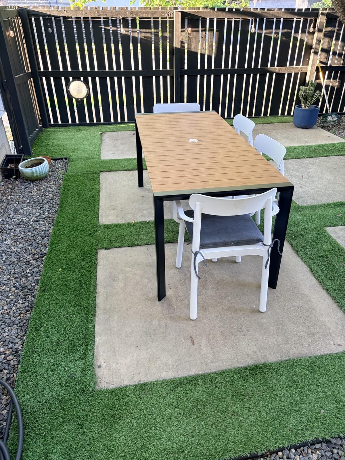 Crestlive Outdoor Dining Table for 8, 83