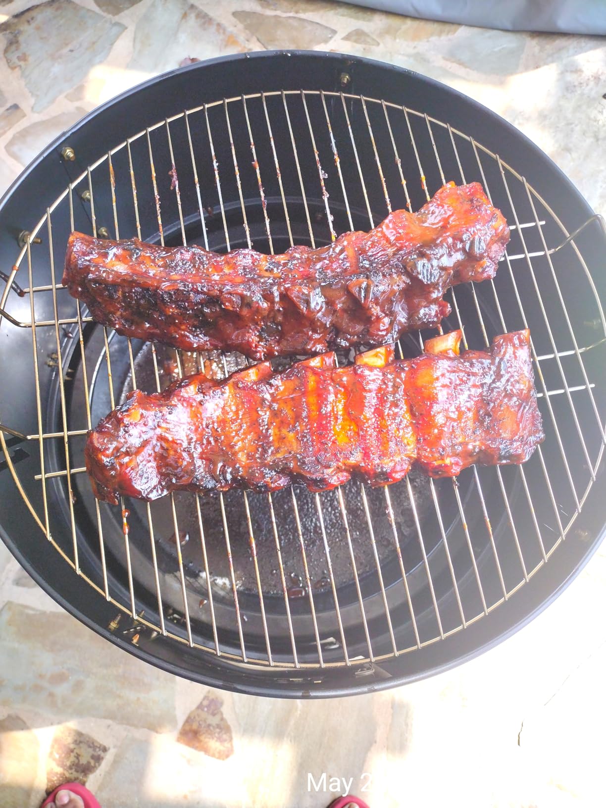 BBQ Charcoal Smoker for Meat: 16 Inch Heavy Duty 4 In 1 BBQ Charcoal Grills customer photo 2