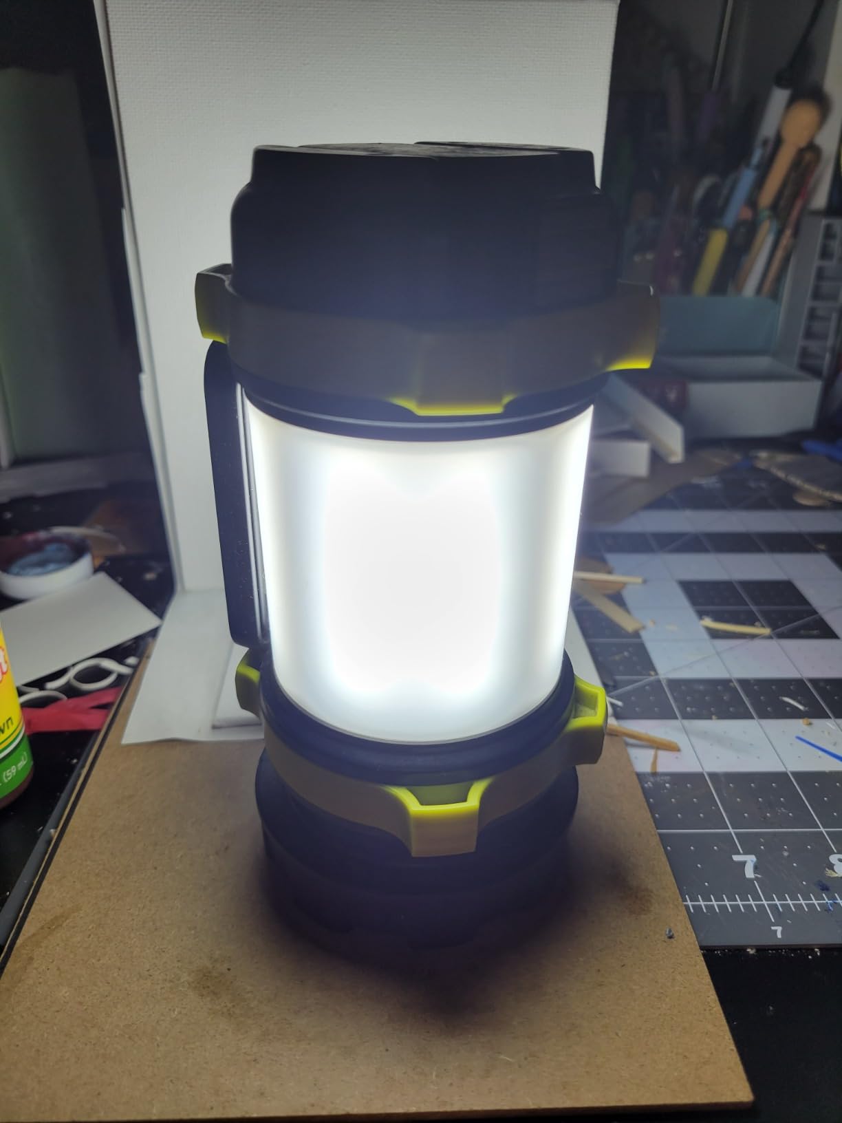 4-Pack Solar Camping Lanterns,Rechargeable LED with USB/Solar/AA Battery,Magnetic Base,Hanging Hook,Collapsible, Waterproof for Emergency, Hiking,Hurricane,Campsites,Lanterns for Power Outages customer photo 1