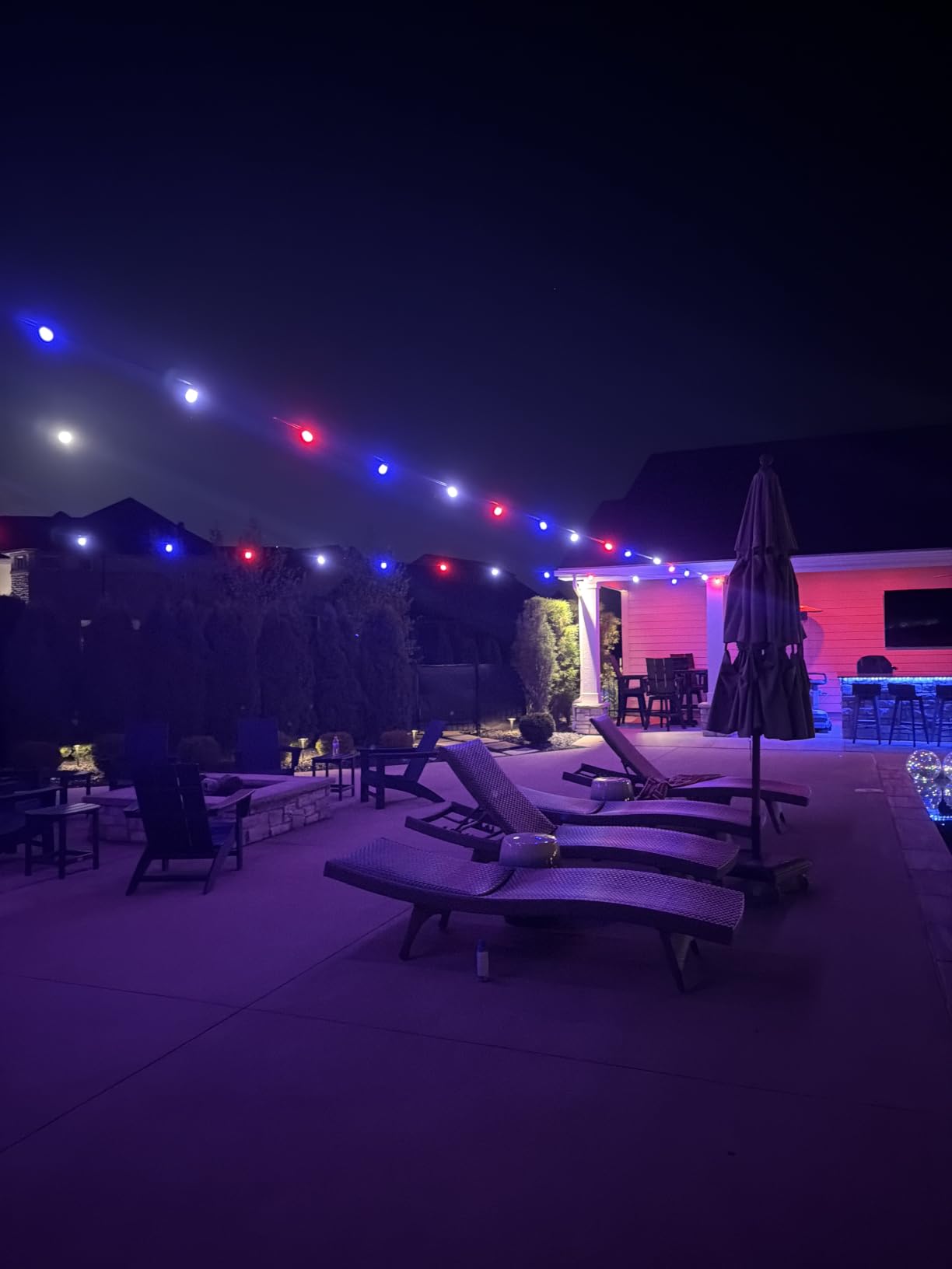 Govee S14 Bulb Outdoor String Lights 2, 96ft RGBICWW, 30 LED Bulbs, IP66 | Patio Lights with 111 Scene Modes for Patio, Backyard, Garden, Compatible with Alexa, Google, Matter, APP Control customer photo 1