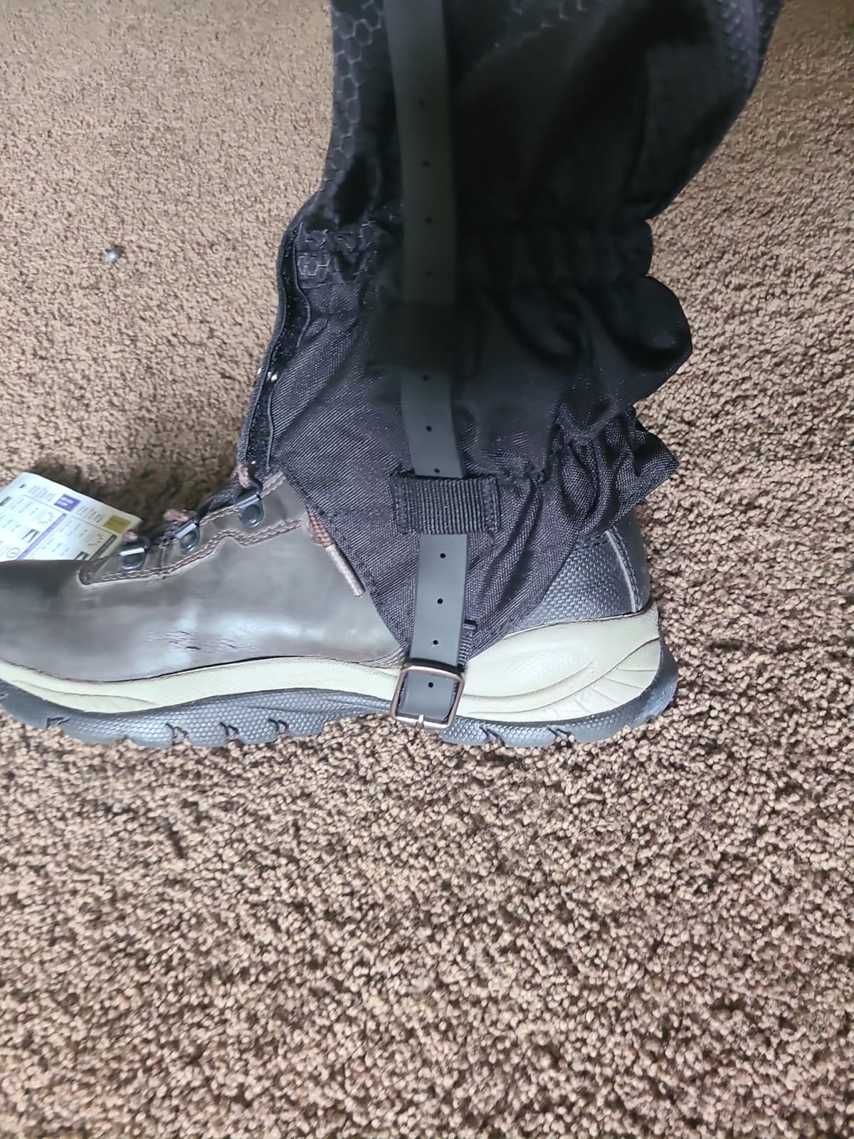 Pike Trail Adjustable Leg Gaiters - Lightweight, Waterproof - Leg Guards for Men & Women - Hiking Essentials Ideal for Hunting, Trekking & Fishing - 1 Pair customer photo 2