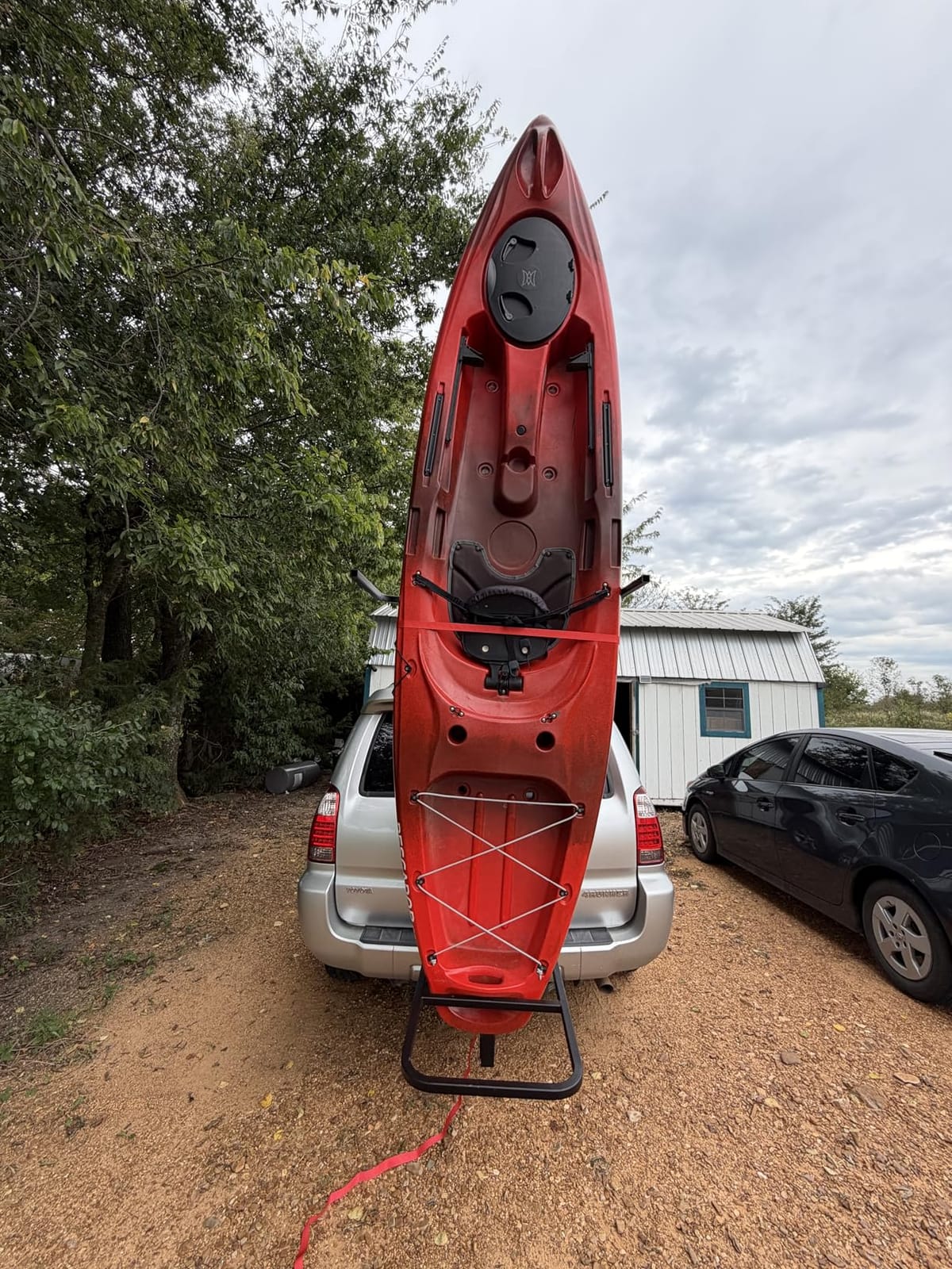 Heavy Duty RV Hitch Mount Kayak Rack for 2 Kayaks up to 12 FT customer photo 2