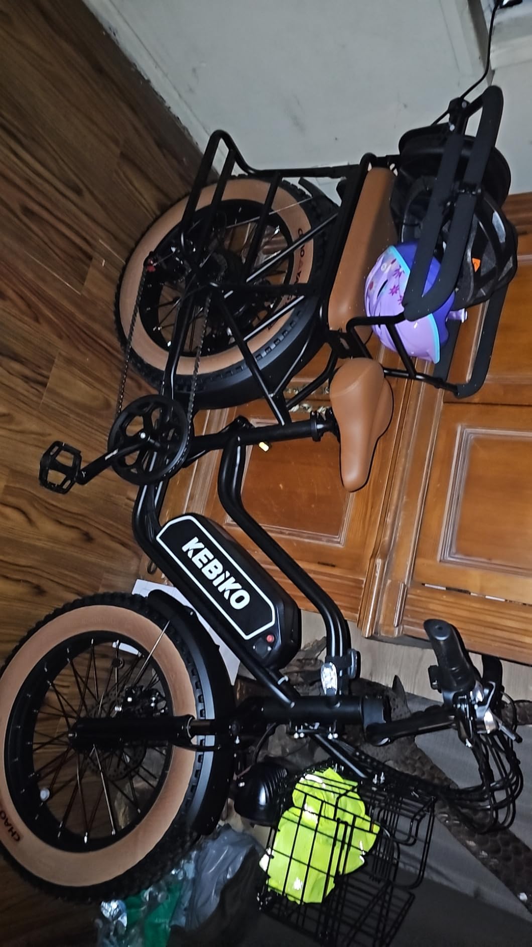 bluebiko 2 Seater Electric Bike, 48V 20AH(𝟗𝟔𝟎𝐖𝐇) Large Removable Battery, 𝟏𝟑𝟎𝟎𝐖 Peak Motor, 20